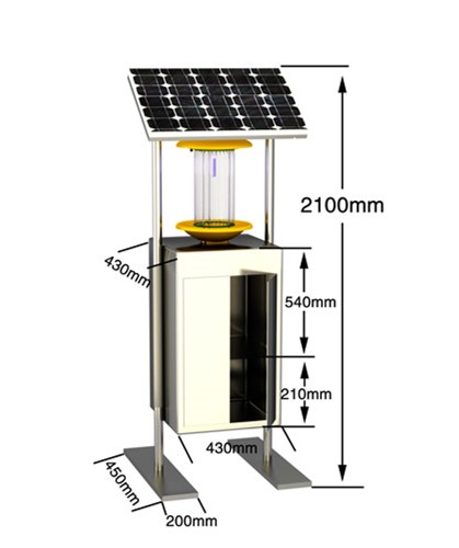 柜式太陽(yáng)能殺蟲燈2